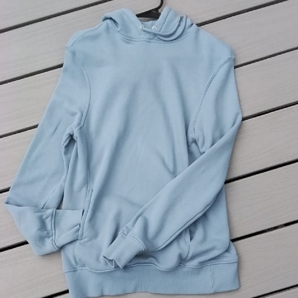 H&M Light Blue Hoodie Mens Size Small